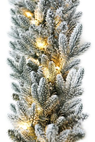 3D-s Fenseges Lucfenyö girland 270cm LED