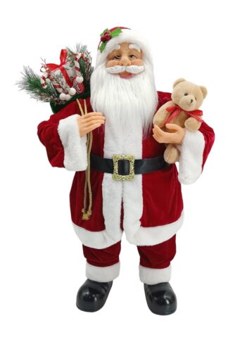 Hagyományos Santa Claus dekoráció 80cm