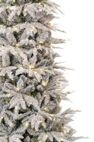 3D-s Karcsú Fehér Jegenyefenyő LED